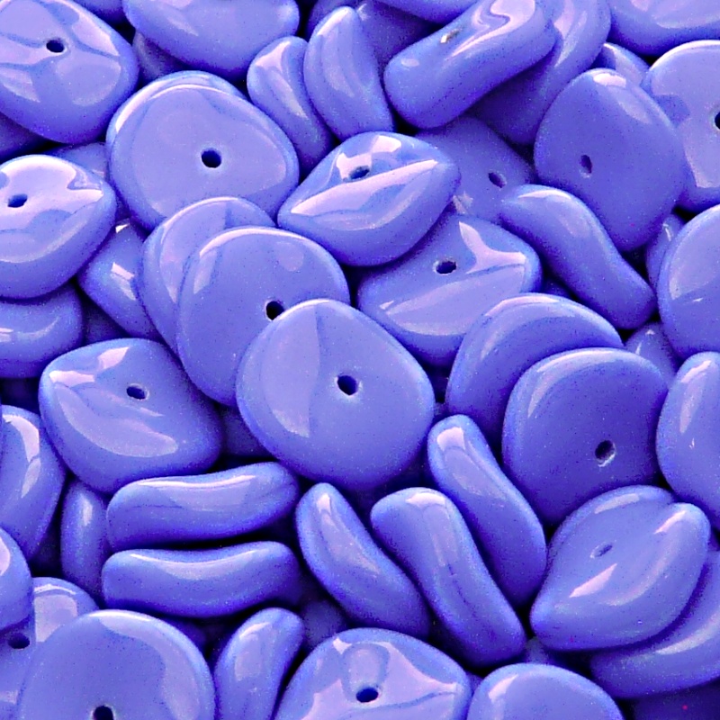10pcs Czech Pressed Glass Flat Ripple Round Beads 12mm Opaque Navy Blue