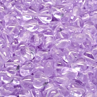 50pcs Czech Pressed Glass Heart Beads 6mm Alexandrite 